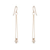 E349g.yg Gold & Silver Cinq Earrings in Yellow Gold and Sterling Silver