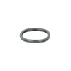 TORS Thick Individual Stacking Ring in Black Oxidized Sterling Silver