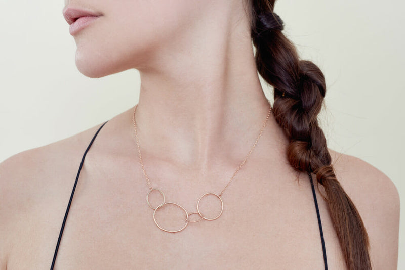 Organic 4-Loop Necklace