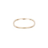 TNGRS Thin Individual Round Stacking Ring in Yellow Gold