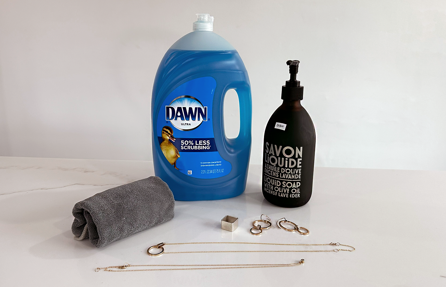 How I Clean My Jewelry with Dawn Dish Soap