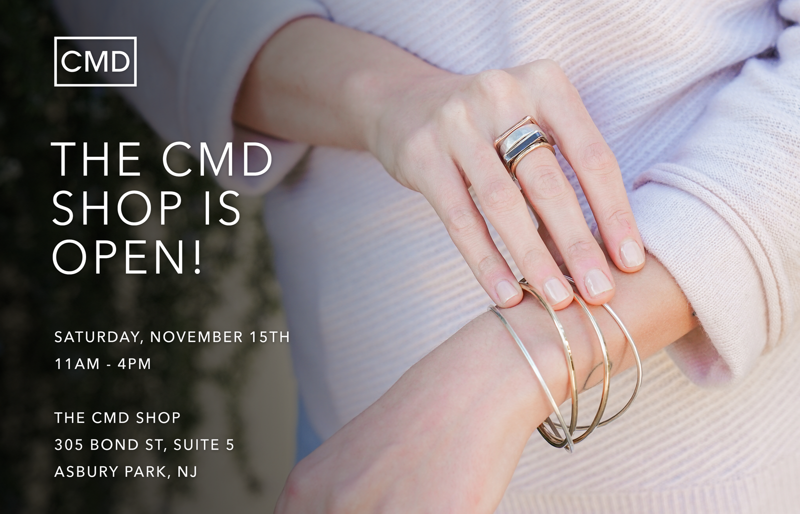 Sat. 11/15: The CMD Shop is Open!