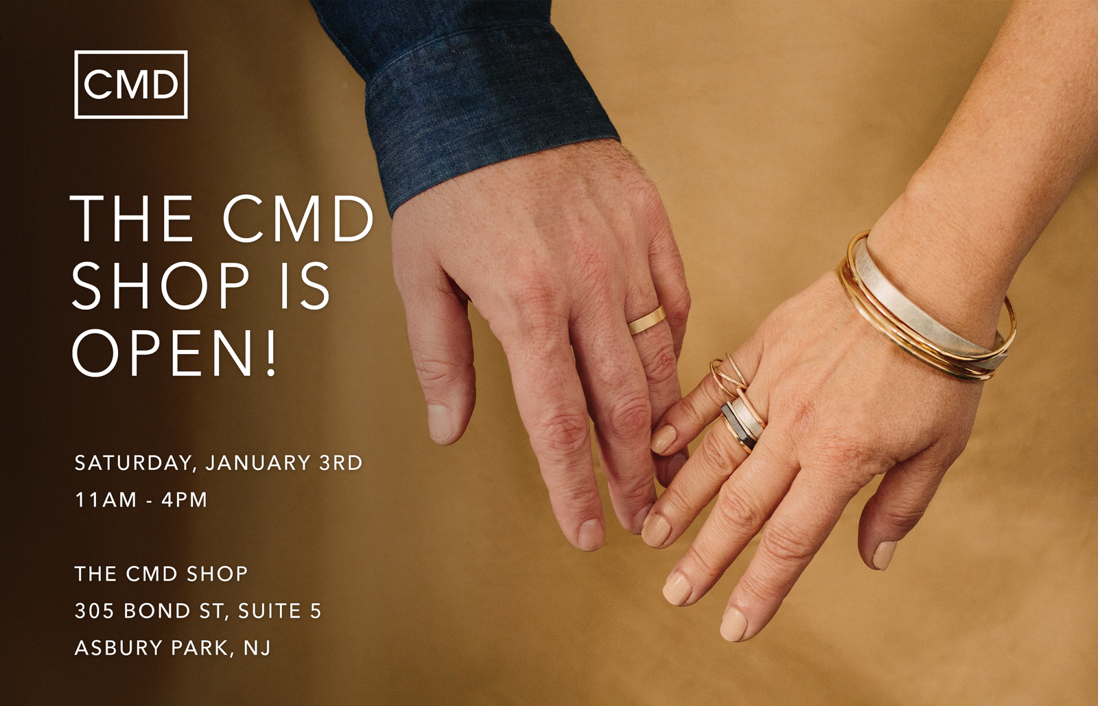 Sat. 1/3: The CMD Shop is Open!