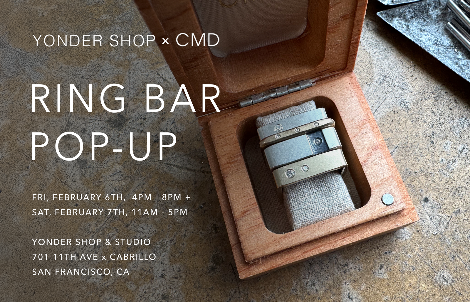 Fri. 2/6 + Sat. 2/7: Pop-Up at Yonder