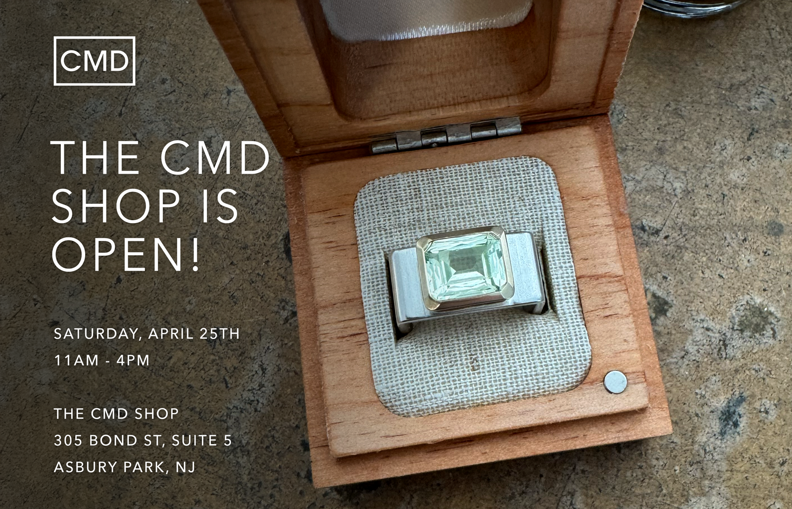 Sat. 4/25: The CMD Shop is Open!