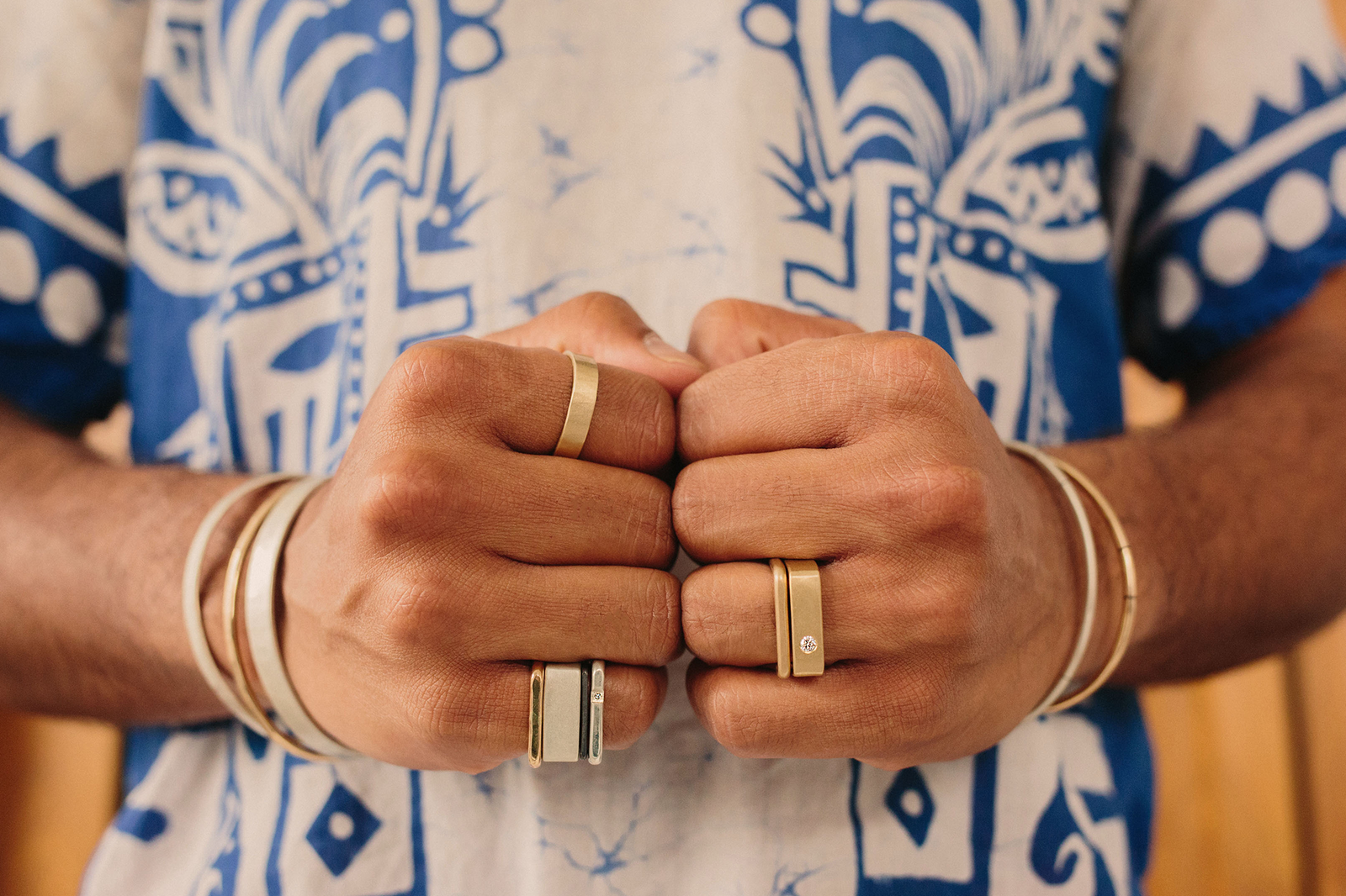 We Love a Confident Man in Jewelry