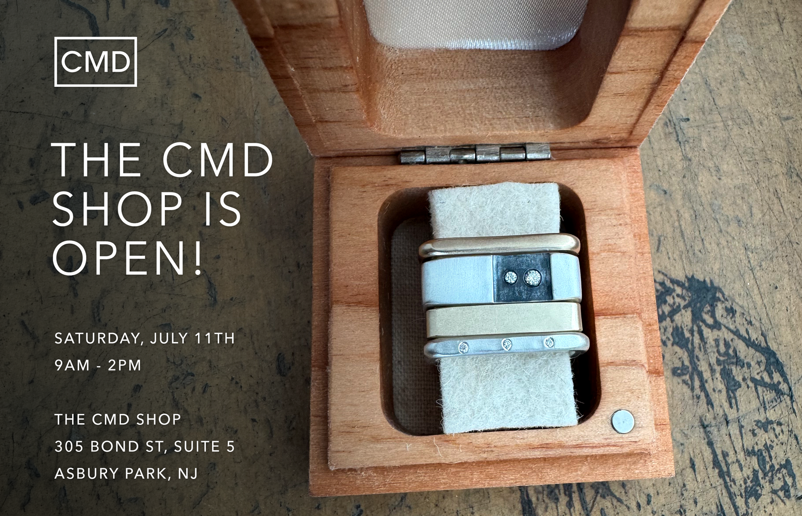 Sat. 7/11: The CMD Shop is Open in Asbury Park