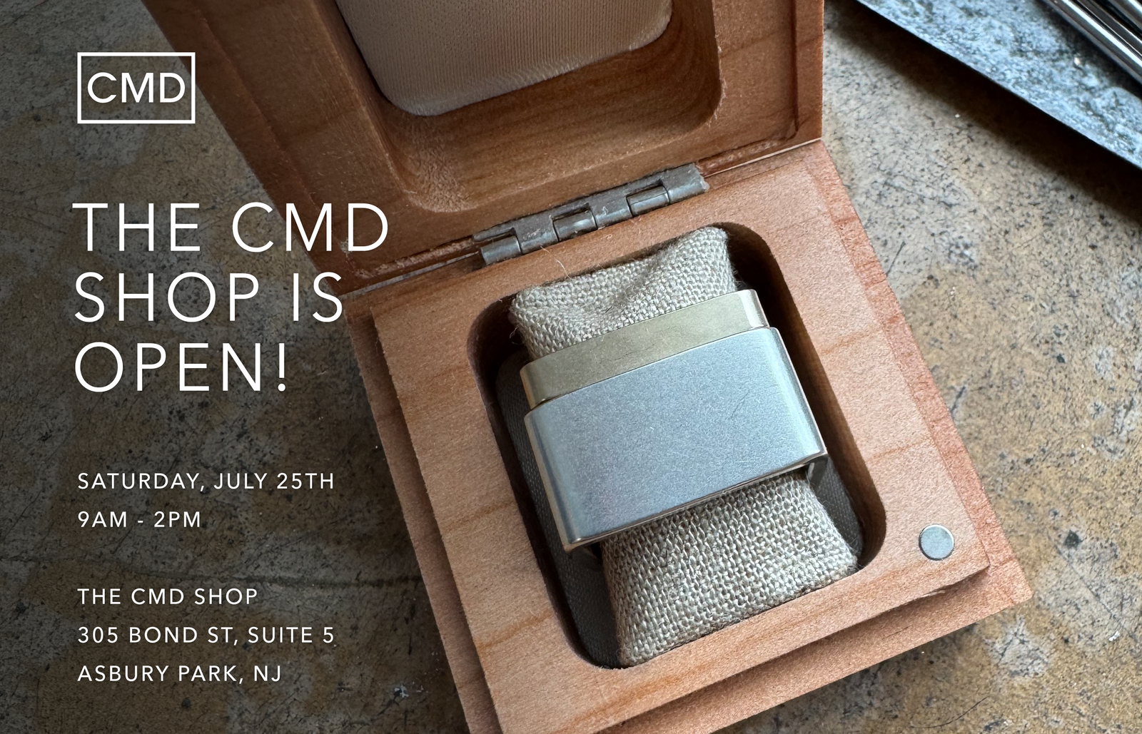 Sat. 7/25: The CMD Shop is Open in Asbury Park