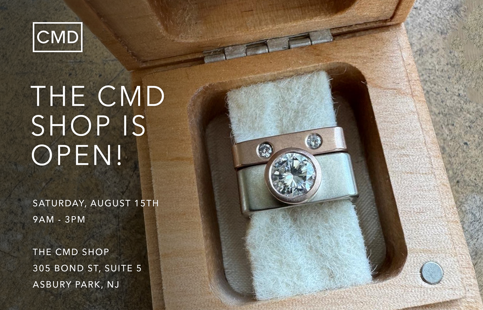 Sat. 8/15: The CMD Shop is Open in Asbury Park