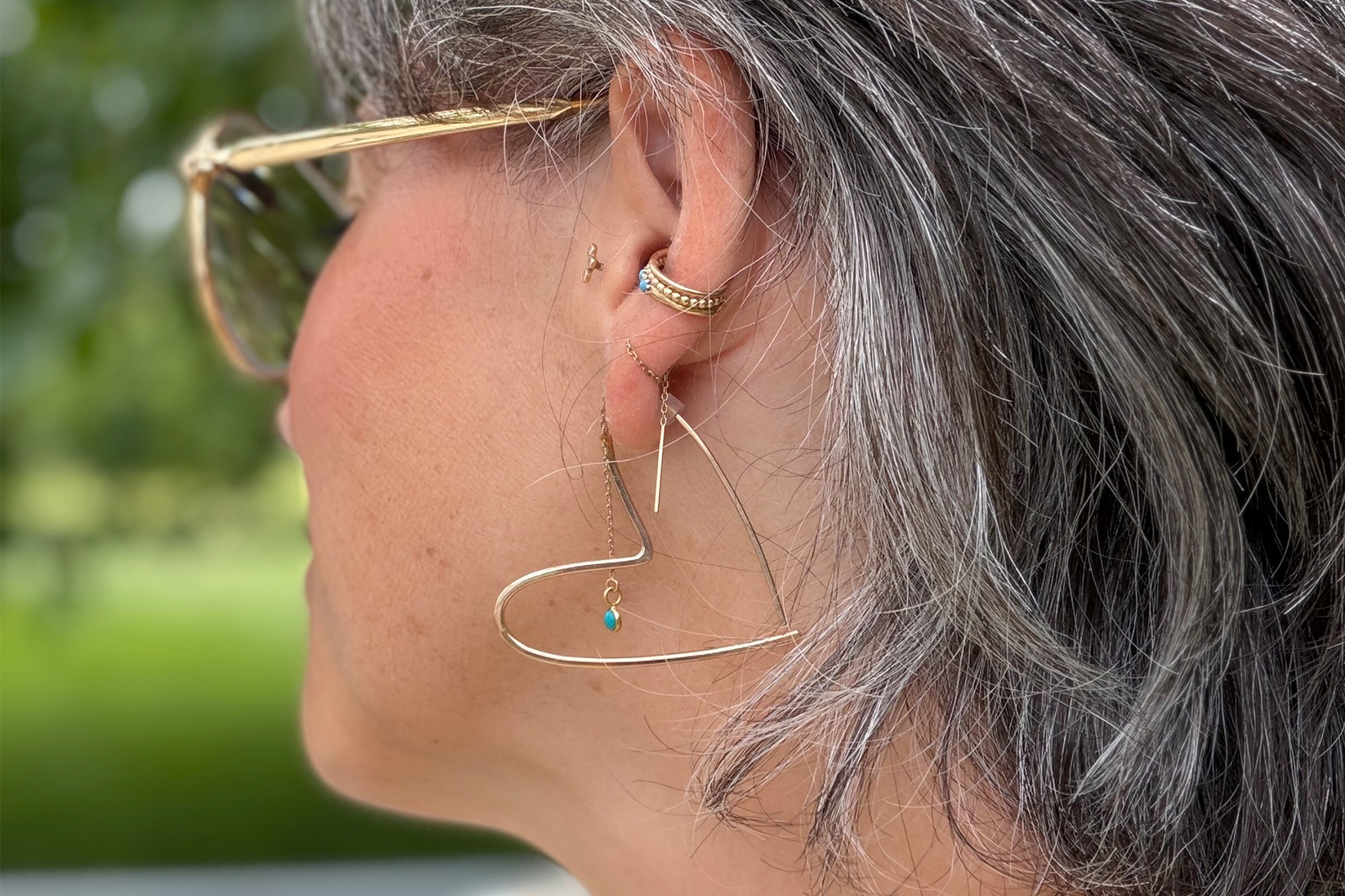How to Wear Your Pull-Through Earrings