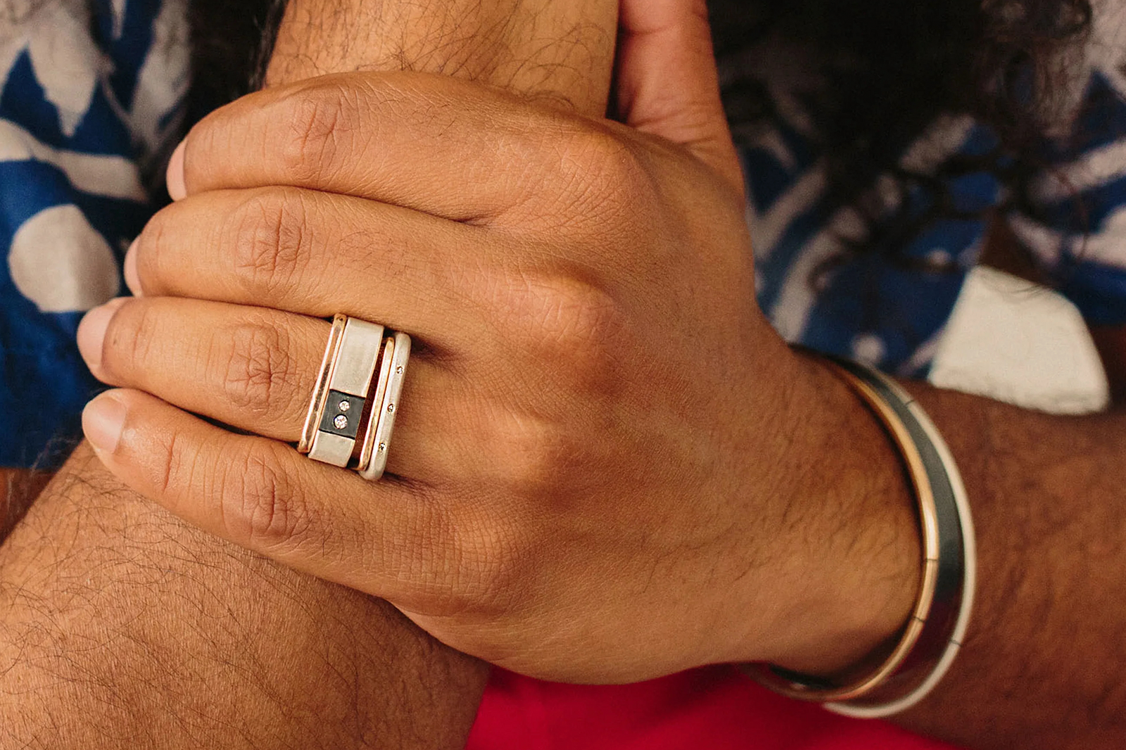 Gemini Energy, Mixed Metals & Jewelry Alchemy - The Gemini Stack Ring Set