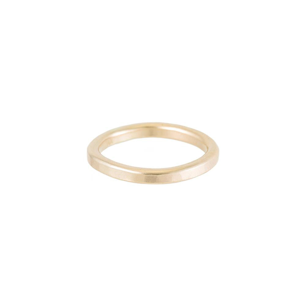 2.5mm Wide 14k Gold Ring