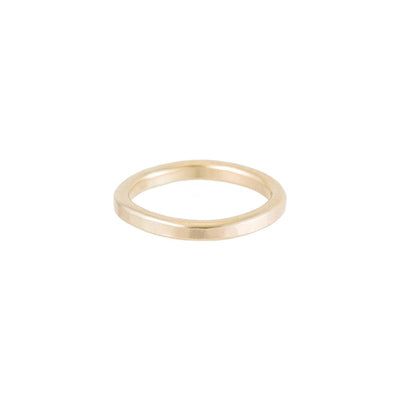 2.5mm Wide 14k Gold Ring
