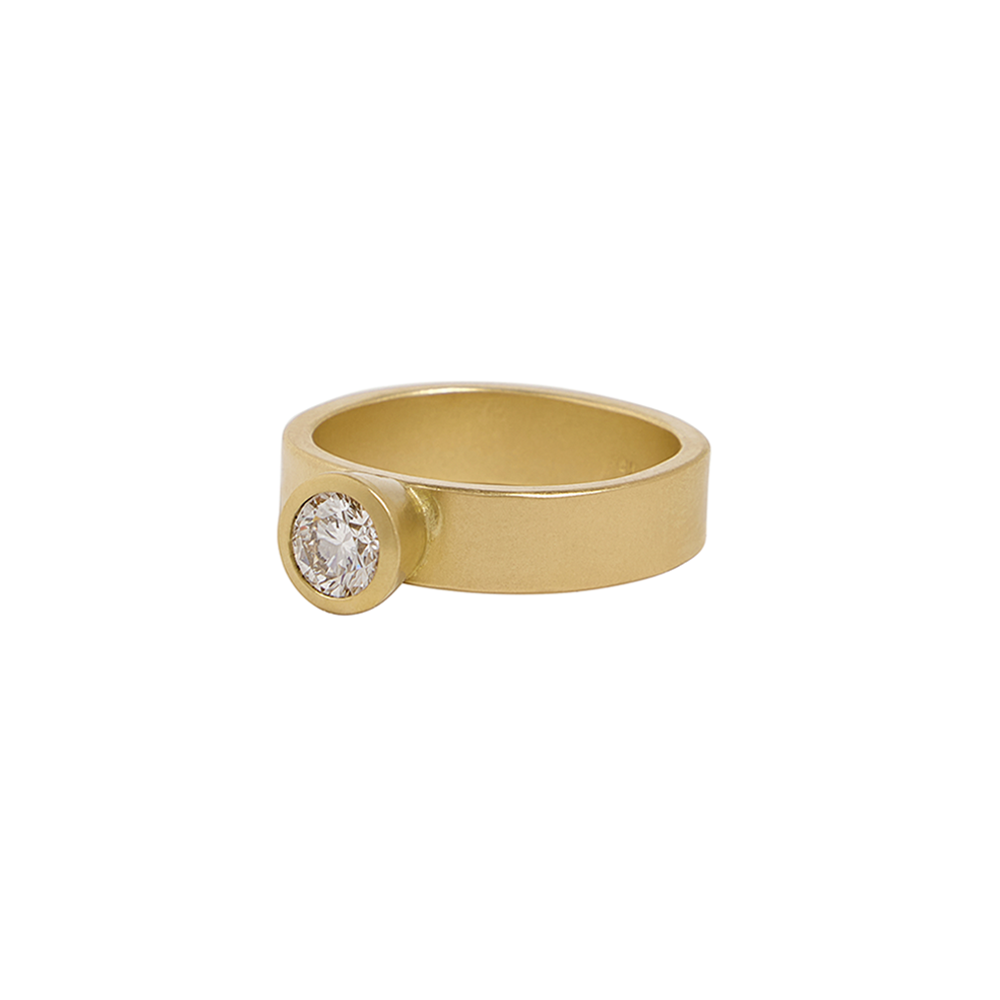 14k Gold Headliner Ring