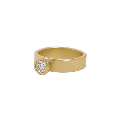 14k Gold Headliner Ring