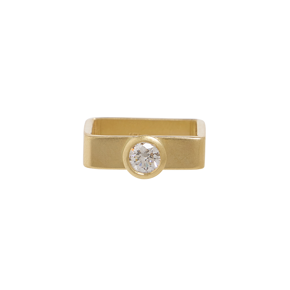 14k Gold Headliner Ring