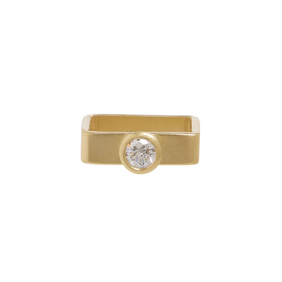 14k Gold Headliner Ring
