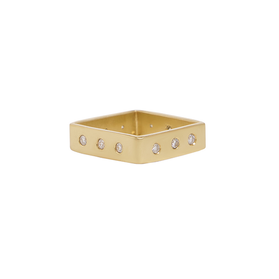 Solid Gold Galaxy Ring