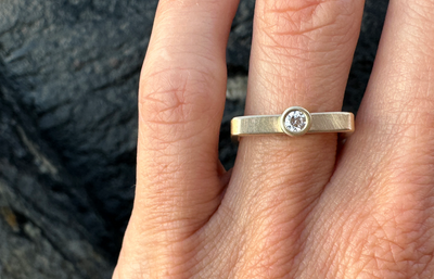 The Leo Solitaire Ring