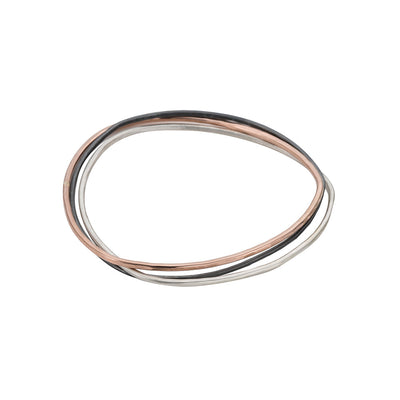 3 Mix Stone Metal Bracelet | Price: US$5 | Jewelry - Metal | Metal Bracelet,  Material: White Metal