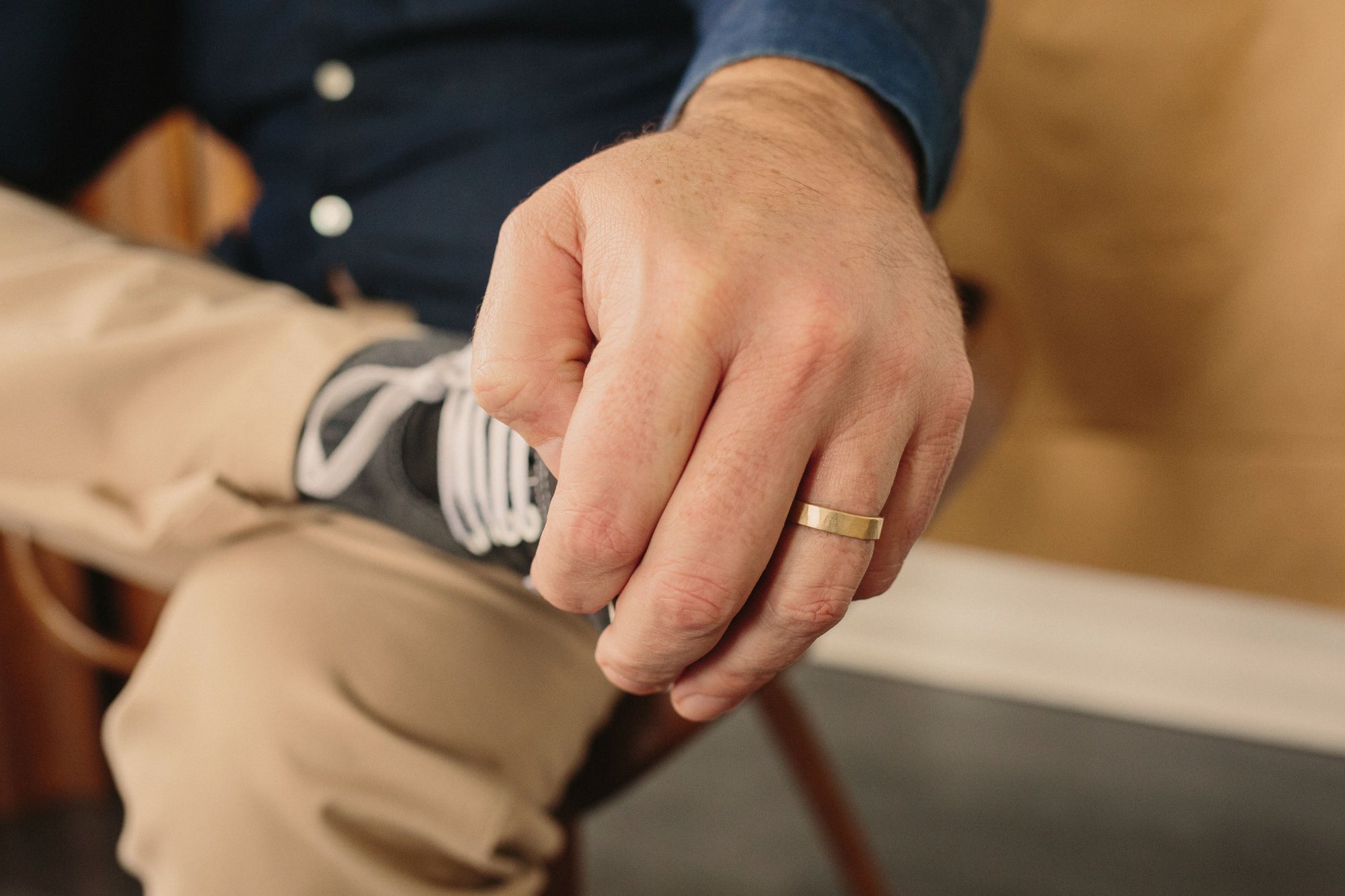 4mm Wide 14k Gold Ring