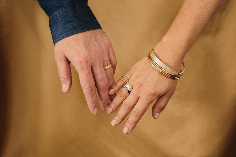 5mm Wide 14k Gold Ring - Colleen Mauer Designs