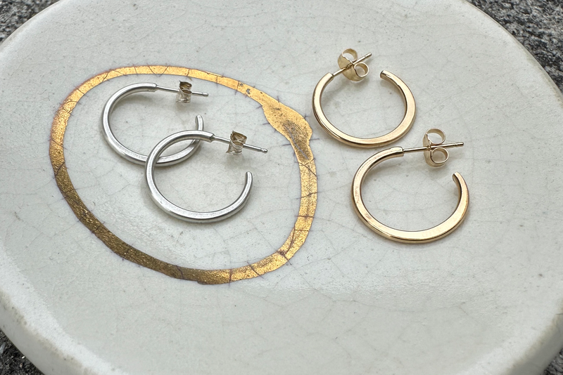 Classic Circle Hoop Earrings - Colleen Mauer Designs