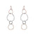 E347 4-Color Linear Hoop Earring