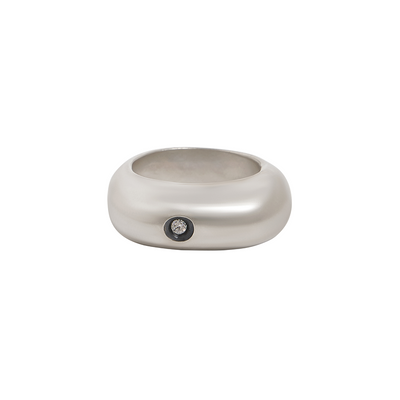 The Femme House Ring with Sunken Diamond