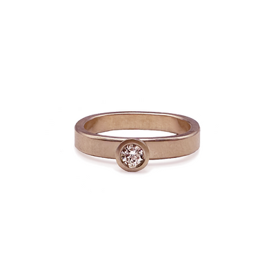 Leo Solitaire Ring