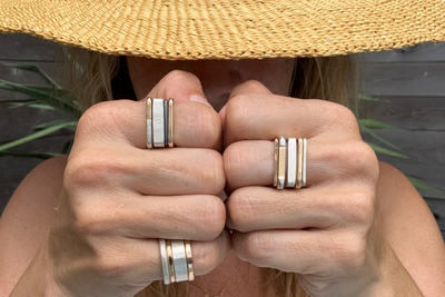 The Golden Hour Ring Set