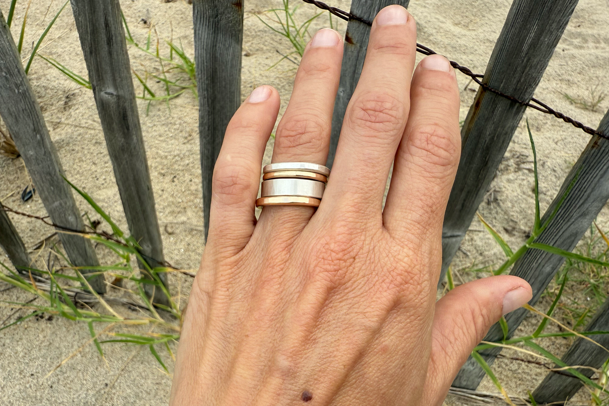 Colleen's Pinky Ring Set — Everyday Version