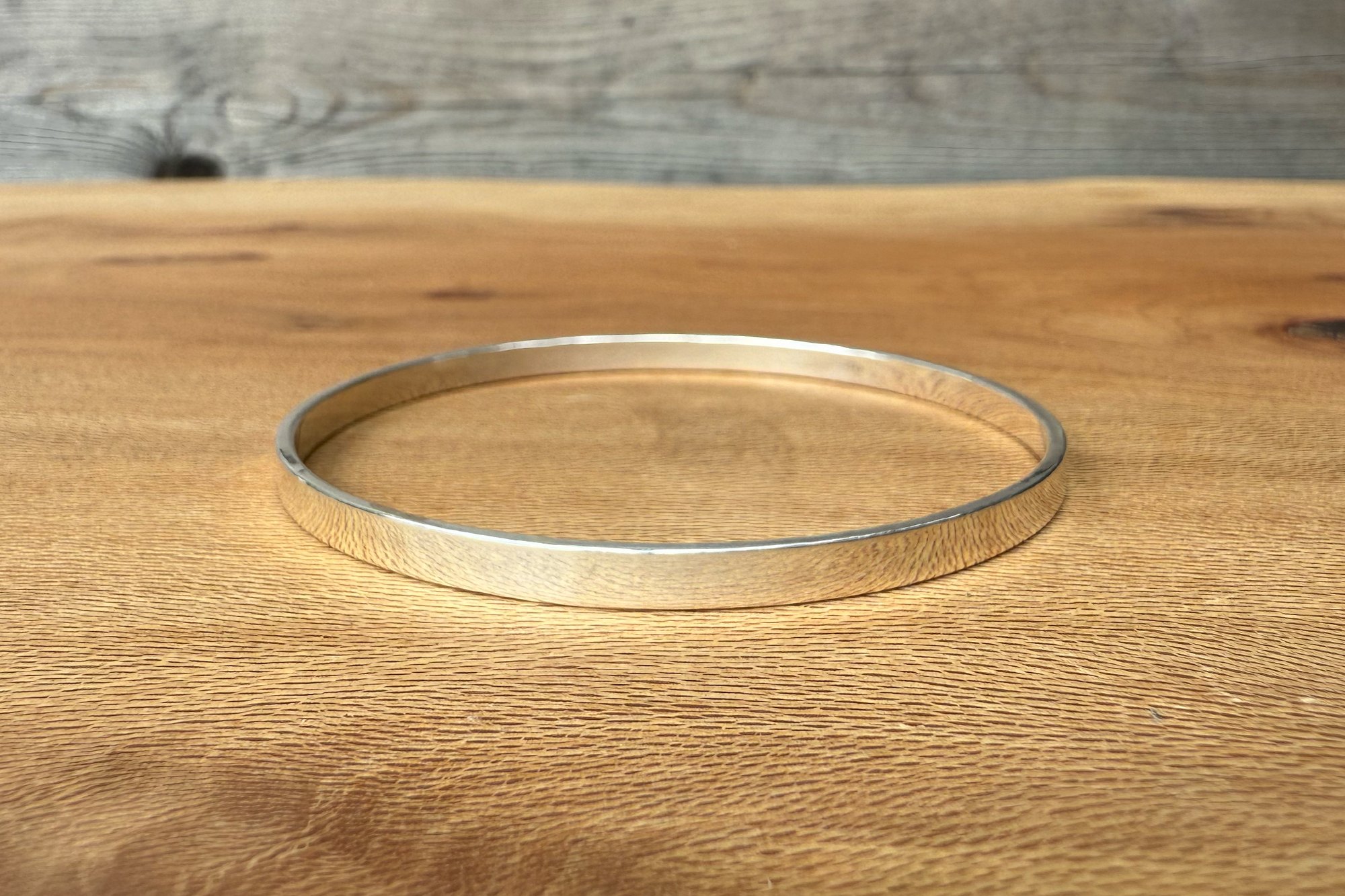 Monotone Evolution Bangle Bracelet
