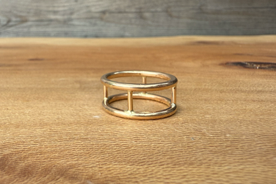 Hollow Moon Ring