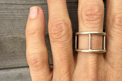 Hollow Moon Ring