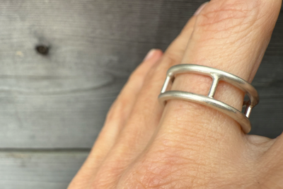 Hollow Moon Ring