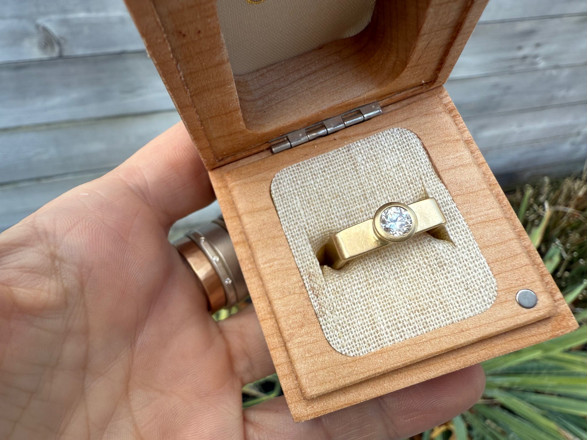 14k Gold Headliner Ring