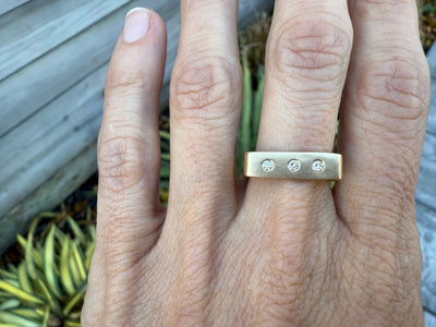 14k Gold Galaxy Ring