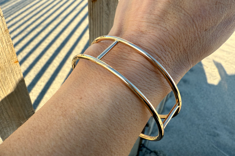 Pillar Bangle Bracelet