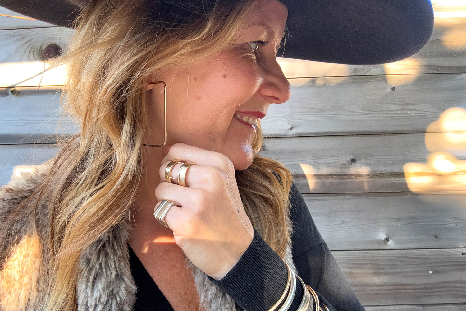 Monotone Sketchbook Hoop Earrings (Ready to Ship)