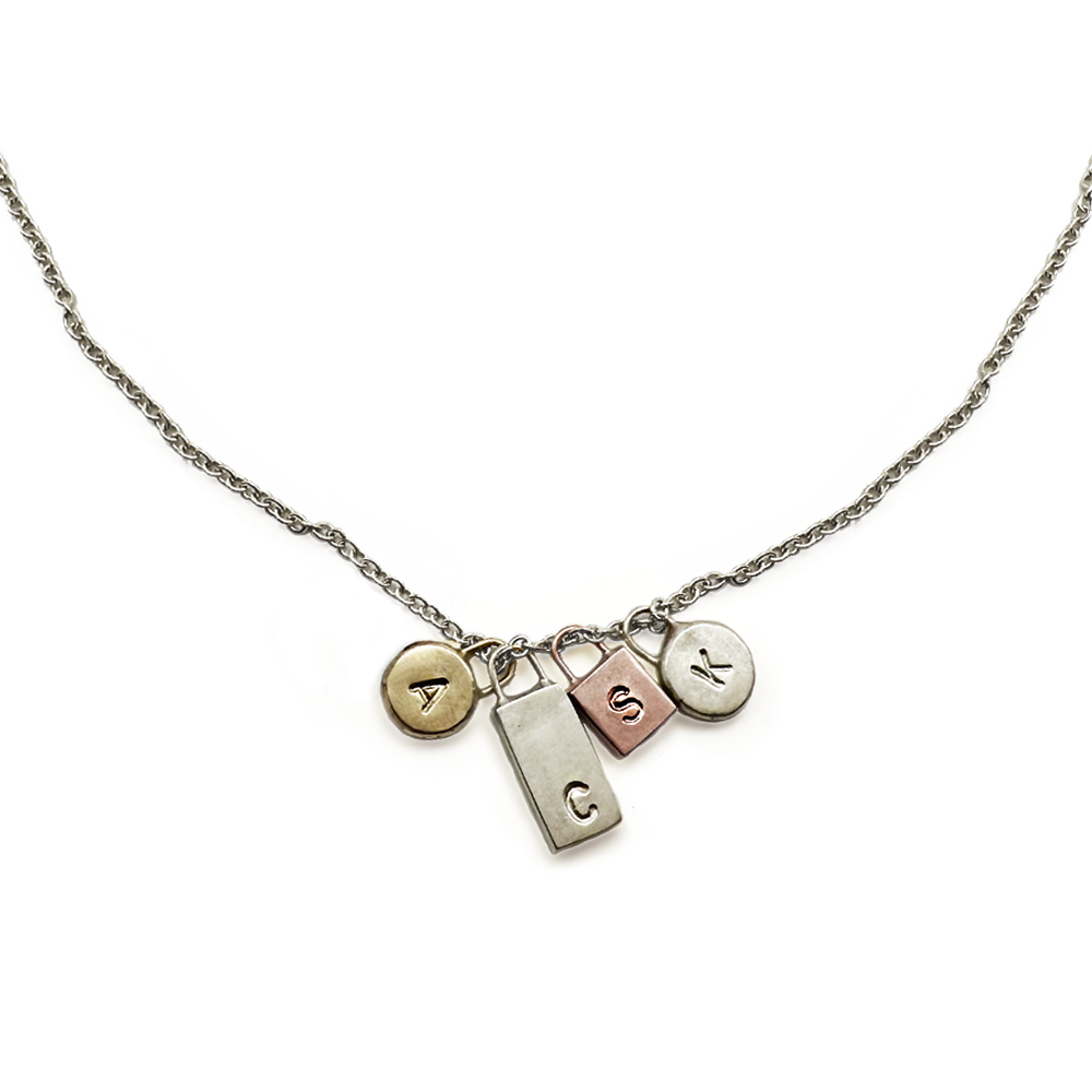 4-Charm Storybook Necklace (Customizable)