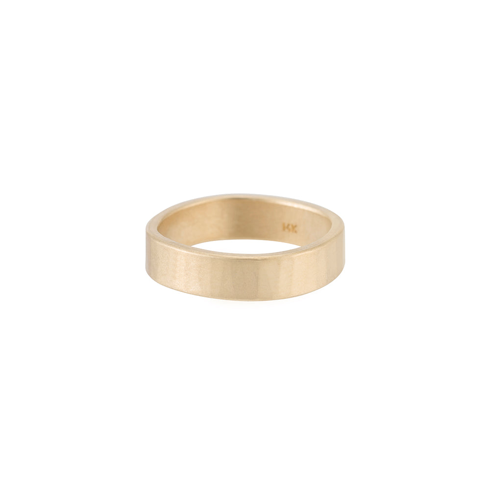 5mm Wide 14k Gold Ring - Colleen Mauer Designs