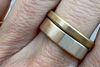 14k Gold & Silver Gradient Ring