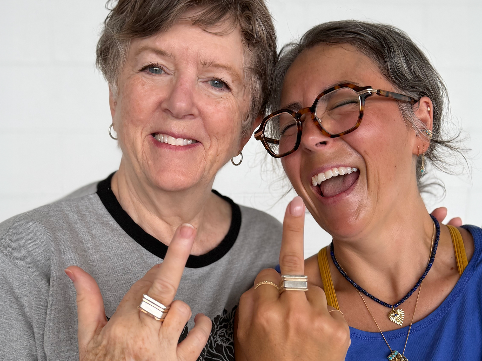Colleen's Pinky Ring Set — Everyday Version