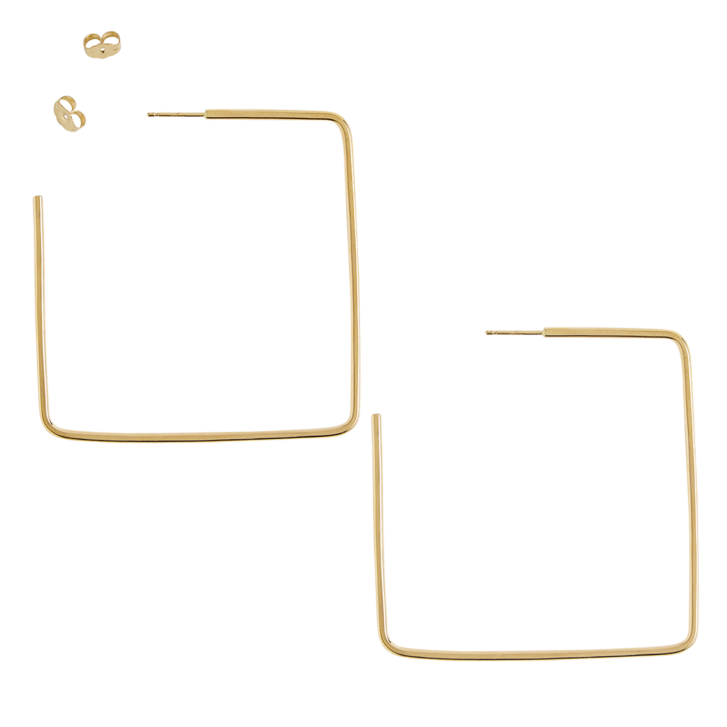 Monotone Sketchbook Hoop Earrings (Ready to Ship)