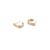Wide J Post Earrings