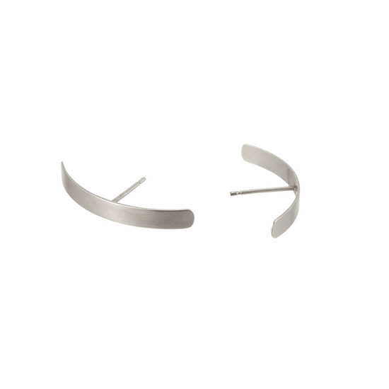 Wide Bow Post Earrings