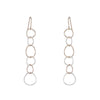 E348 3-Color Narrow Linear Hoop Earring