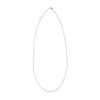 N305s Delicate Double Monotone Chain Necklace in Sterling Silver