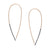 Black & Gold Teardrop Earrings - Colleen Mauer Designs